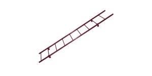 Лестница кровельная, стеновая (дл, 1860 мм) без кронштейнов (RAL 3005)